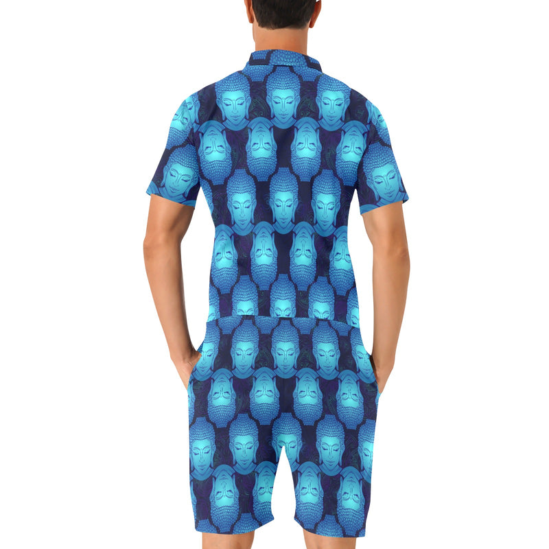 Buddha Head Mandala Men's Romper