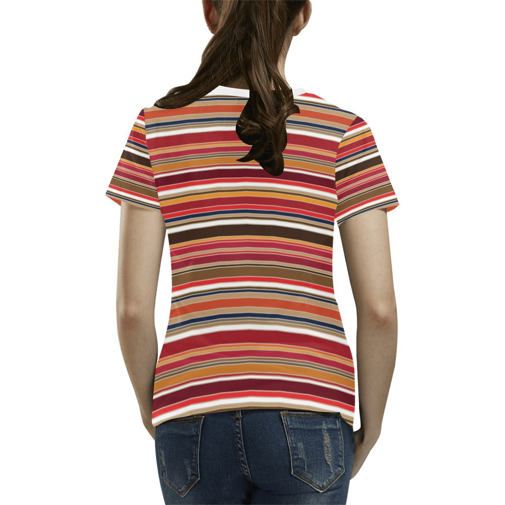 Serape Print Design LKS301 Women's  T-shirt