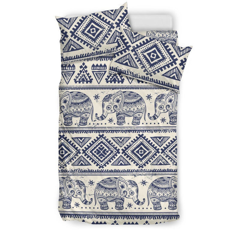 Baby Elephant Aztec Duvet Cover Bedding Set