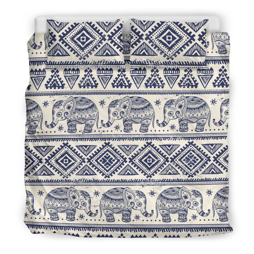 Baby Elephant Aztec Duvet Cover Bedding Set