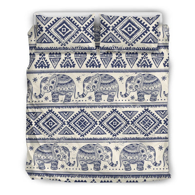 Baby Elephant Aztec Duvet Cover Bedding Set