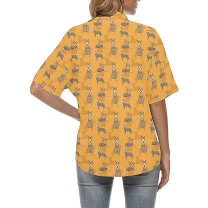 Berger Picard Pattern Print Design 01 Women's Hawaiian Shirt