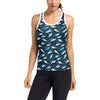 Shark Print Design LKS303 Women's Racerback Tank Top