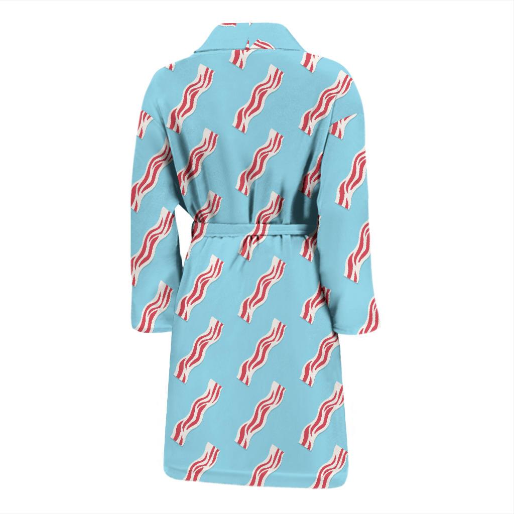 Bacon Pattern Print Design 03 Men Bathrobe-JORJUNE.COM