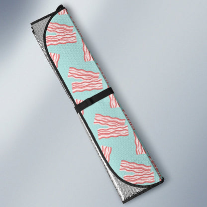 Bacon Pattern Print Design 04 Car Sun Shade-JORJUNE.COM