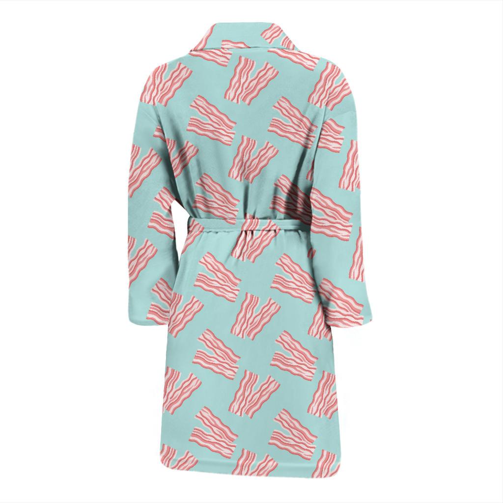 Bacon Pattern Print Design 04 Men Bathrobe-JORJUNE.COM