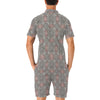 Calendar Aztec Pattern Print Design 04 Men's Romper