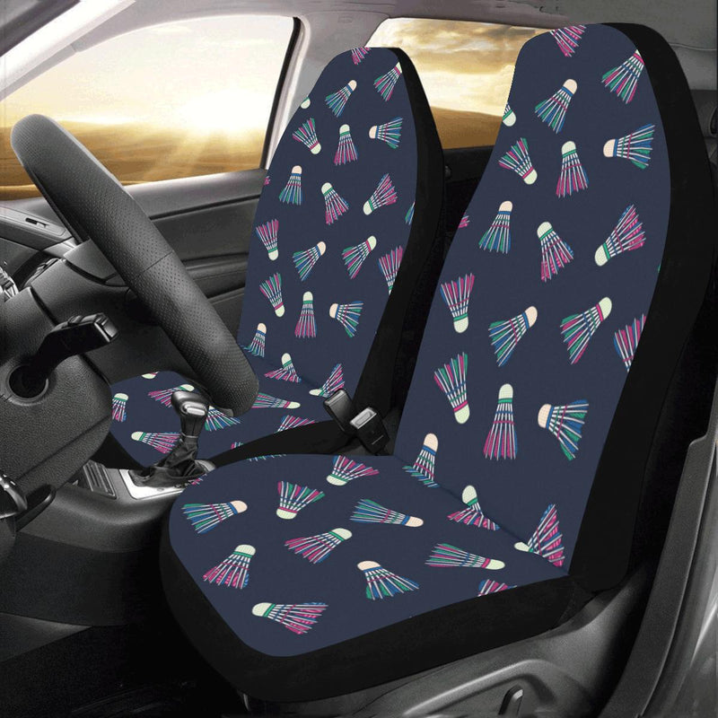 Badminton Ball Pattern Print Design 02 Car Seat Covers (Set of 2)-JORJUNE.COM