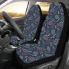 Badminton Pattern Print Design 03 Car Seat Covers (Set of 2)-JORJUNE.COM