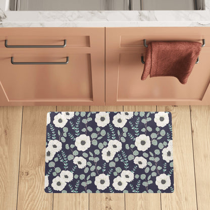 Anemone Pattern Print Design AM01 Kitchen Mat
