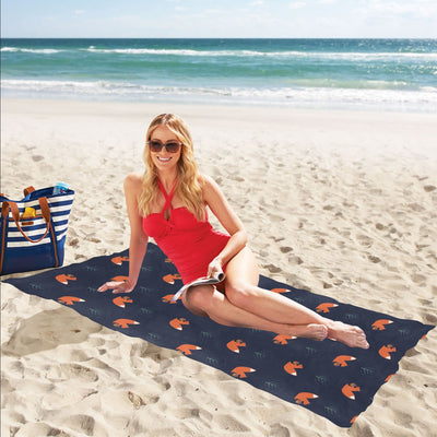 Squirrel Print Design LKS303 Beach Towel 32" x 71"