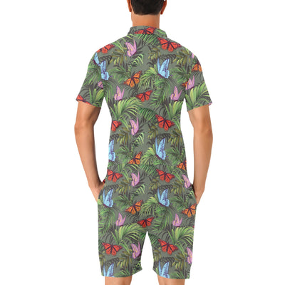 Monarch Butterfly Pattern Print Design 04 Men's Romper