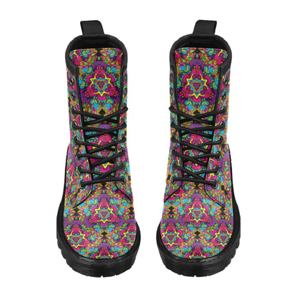 Trippy Print Design LKS303 Women's Boots