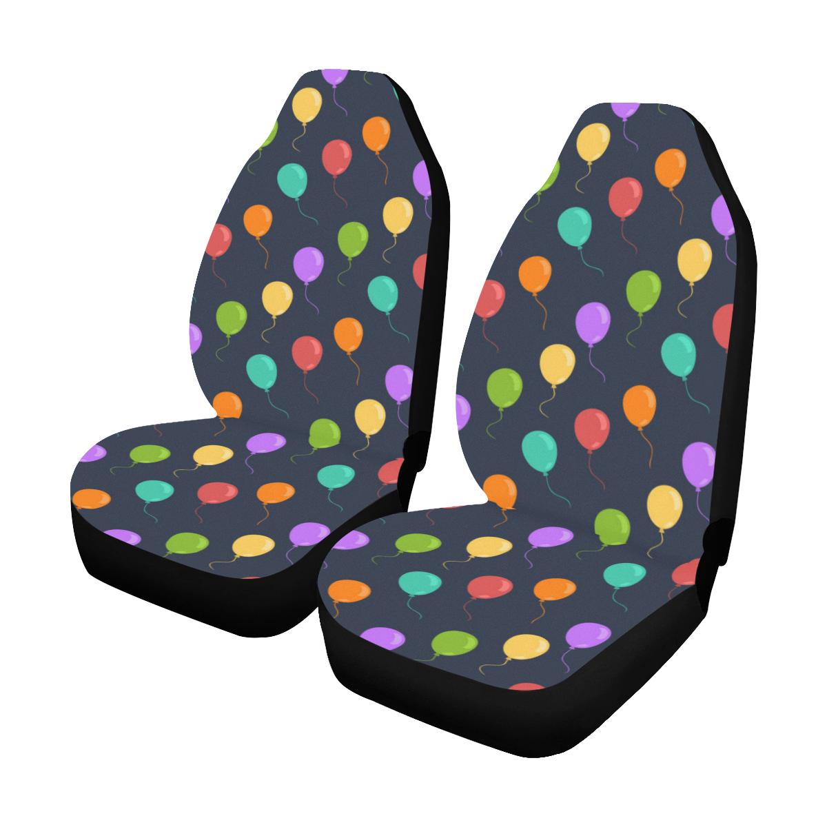 Ballon Colorful Pattern Print Design 03 Car Seat Covers (Set of 2)-JORJUNE.COM