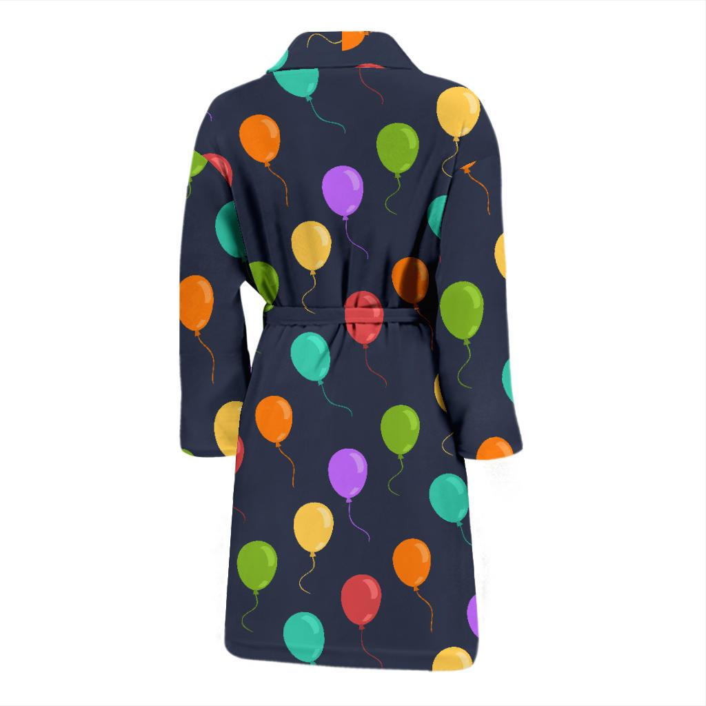 Ballon Colorful Pattern Print Design 03 Men Bathrobe-JORJUNE.COM