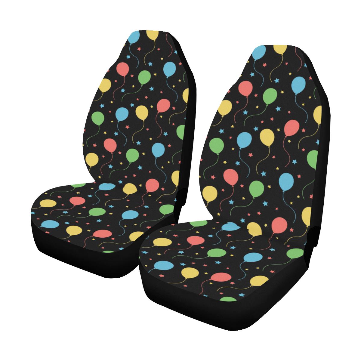 Ballon Colorful Pattern Print Design 04 Car Seat Covers (Set of 2)-JORJUNE.COM