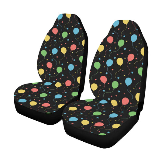 Ballon Colorful Pattern Print Design 04 Car Seat Covers (Set of 2)-JORJUNE.COM