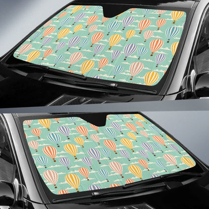 Ballon Pattern Print Design 01 Car Sun Shade-JORJUNE.COM