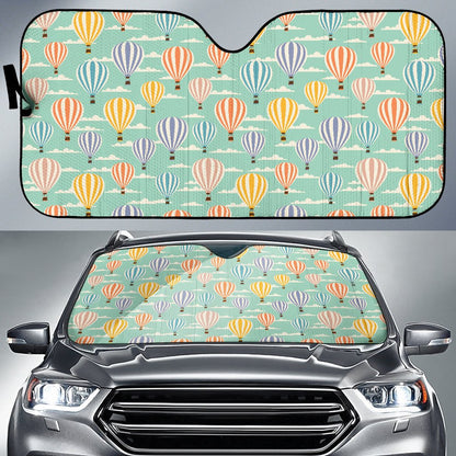 Ballon Pattern Print Design 01 Car Sun Shade-JORJUNE.COM