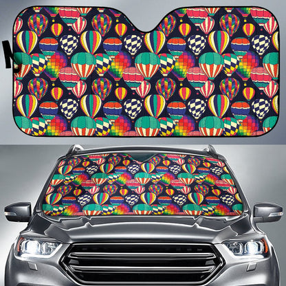 Ballon Pattern Print Design 02 Car Sun Shade-JORJUNE.COM