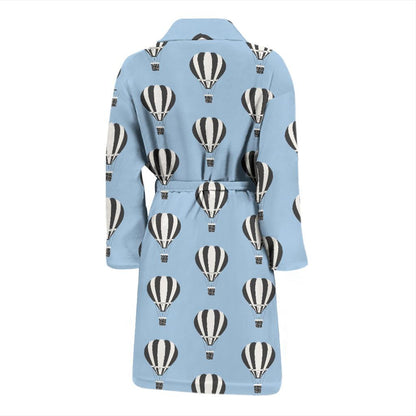 Ballon Pattern Print Design 05 Men Bathrobe-JORJUNE.COM