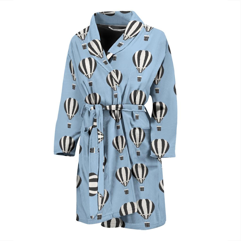 Ballon Pattern Print Design 05 Men Bathrobe-JORJUNE.COM