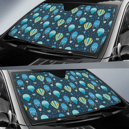 Ballon Pattern Print Design 06 Car Sun Shade-JORJUNE.COM