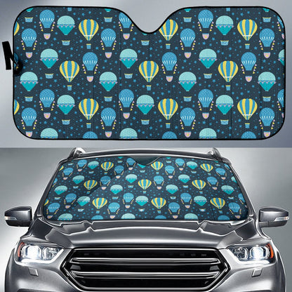Ballon Pattern Print Design 06 Car Sun Shade-JORJUNE.COM