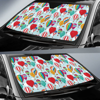Ballon Pattern Print Design 07 Car Sun Shade-JORJUNE.COM