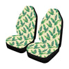 Banana Leaf Pattern Print Design 01 Car Seat Covers (Set of 2)-JORJUNE.COM