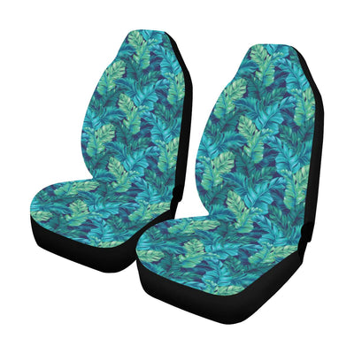 Banana Leaf Pattern Print Design 06 Car Seat Covers (Set of 2)-JORJUNE.COM