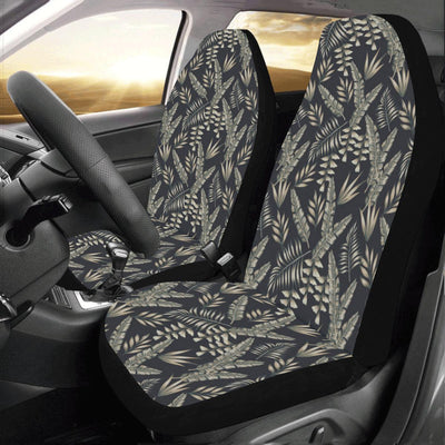 Banana Leaf Pattern Print Design 07 Car Seat Covers (Set of 2)-JORJUNE.COM