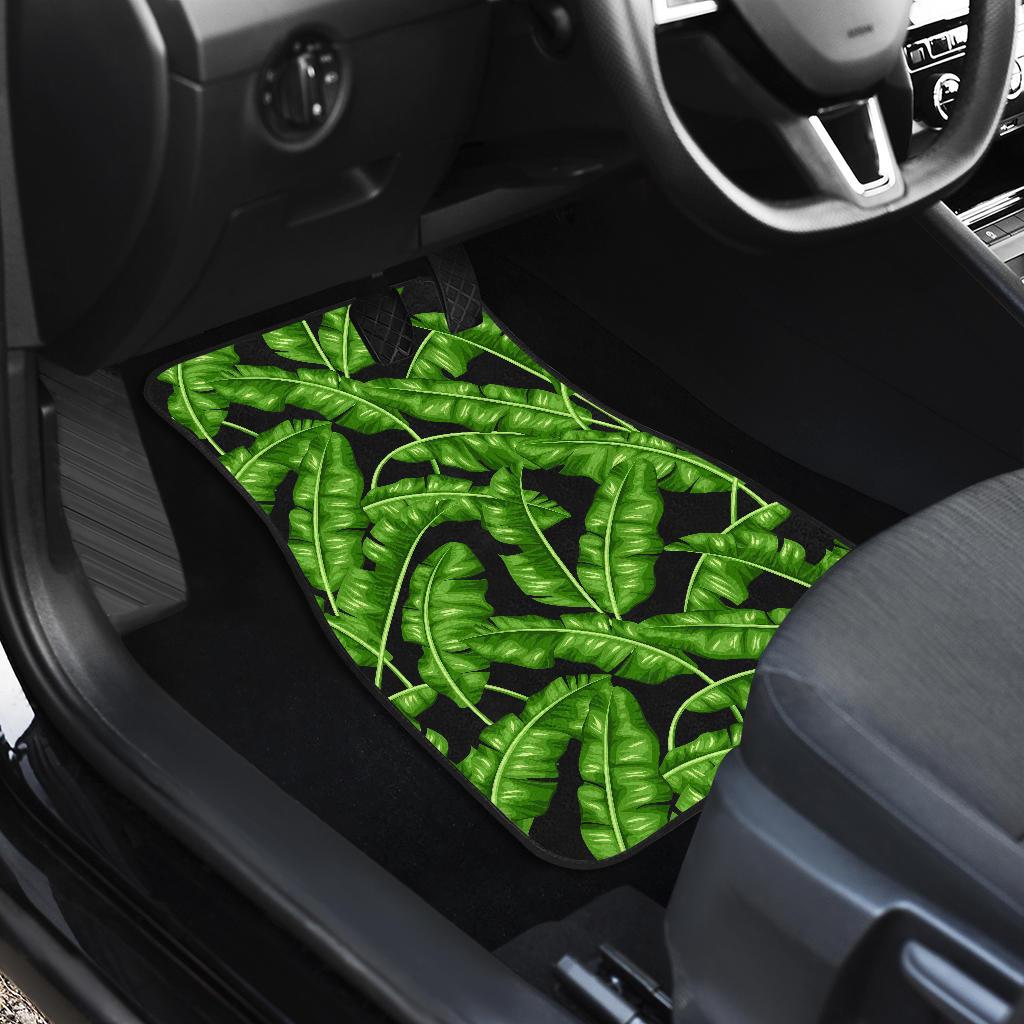 Banana Leaf Pattern Print Design BL01 Car Floor Mats-JorJune