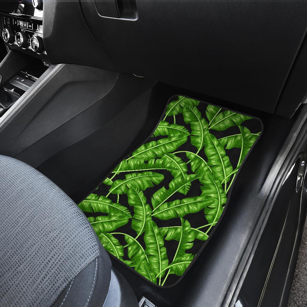 Banana Leaf Pattern Print Design BL01 Car Floor Mats-JorJune