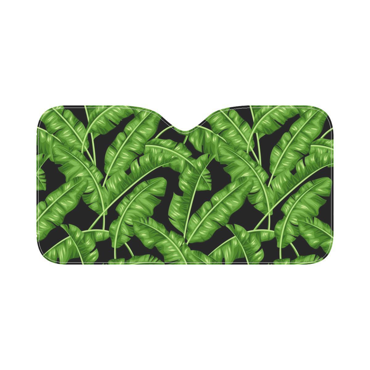 Banana Leaf Pattern Print Design BL01 Car Sun Shade-JorJune