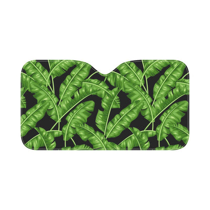 Banana Leaf Pattern Print Design BL01 Car Sun Shade-JorJune