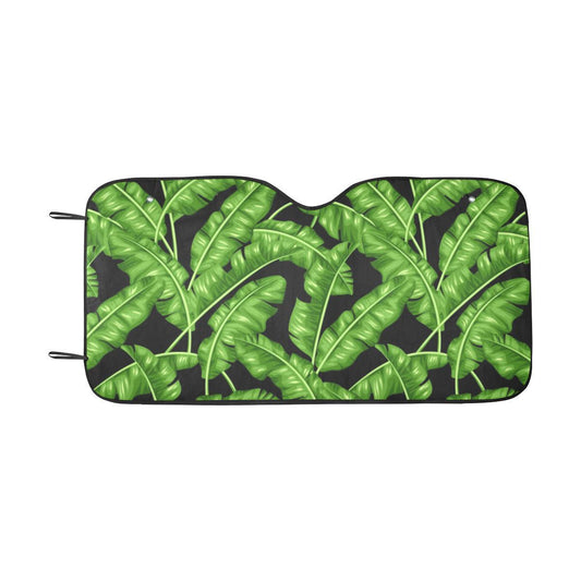 Banana Leaf Pattern Print Design BL01 Car Sun Shade-JorJune