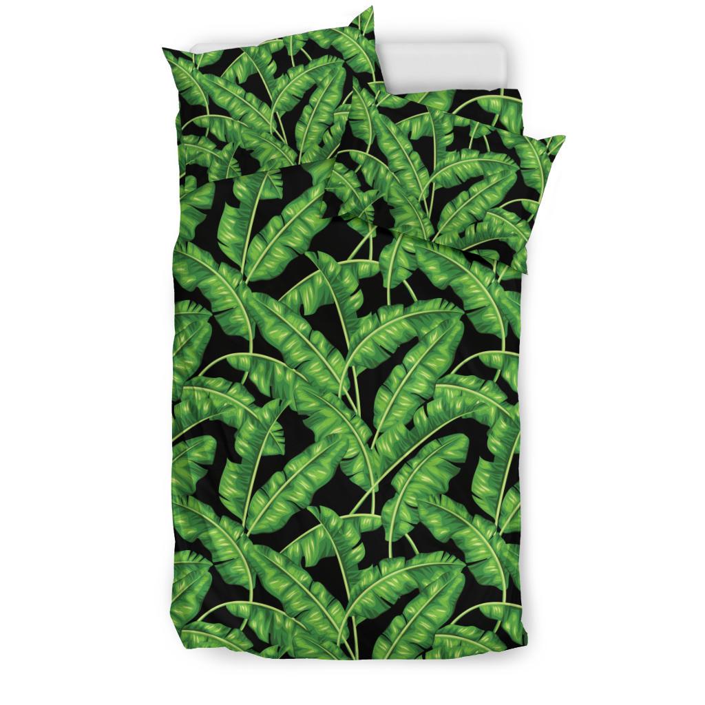 Banana Leaf Pattern Print Design BL01 Duvet Cover Bedding Set-JORJUNE.COM