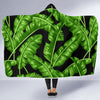 Banana Leaf Pattern Print Design BL01 Hooded Blanket-JORJUNE.COM