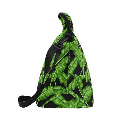 Banana Leaf Pattern Print Design BL01 Neoprene Lunch Bag-JorJune