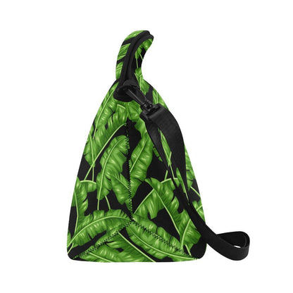 Banana Leaf Pattern Print Design BL01 Neoprene Lunch Bag-JorJune