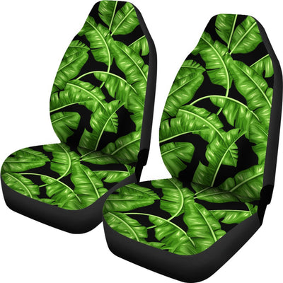 Banana Leaf Pattern Print Design BL01 Universal Fit Car Seat Covers