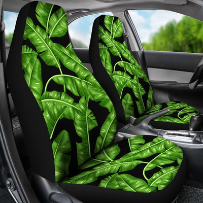 Banana Leaf Pattern Print Design BL01 Universal Fit Car Seat Covers