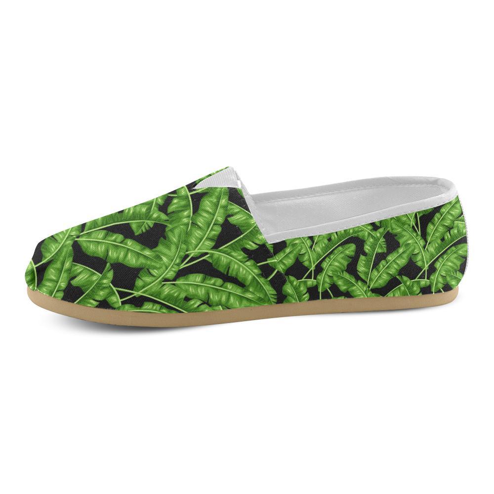 Banana Leaf Pattern Print Design BL01 Women Casual Shoes-JorJune.com