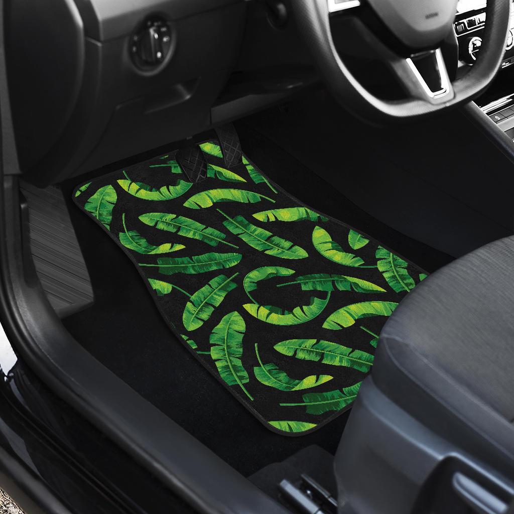Banana Leaf Pattern Print Design BL02 Car Floor Mats-JorJune