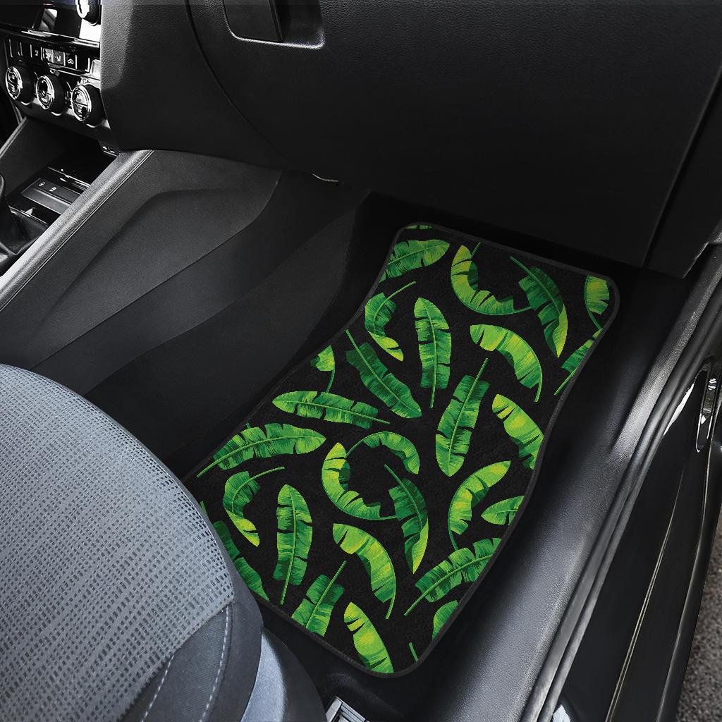 Banana Leaf Pattern Print Design BL02 Car Floor Mats-JorJune