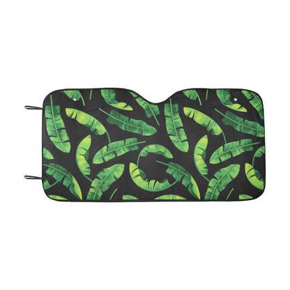 Banana Leaf Pattern Print Design BL02 Car Sun Shade-JorJune