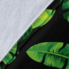 Banana Leaf Pattern Print Design BL02 Fleece Blankete