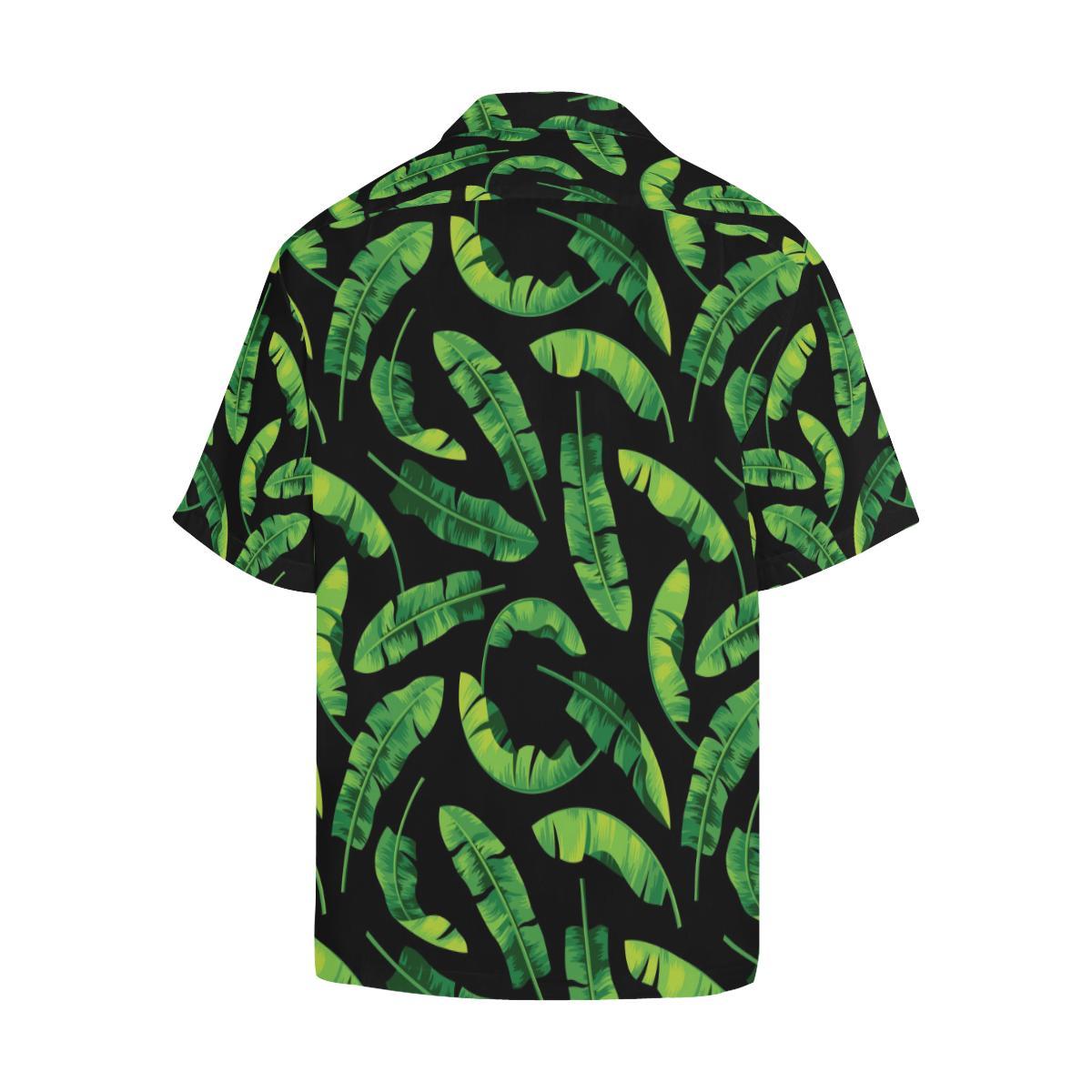 Banana Leaf Pattern Print Design BL02 Men Hawaiian Shirt-JorJune