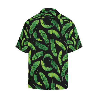 Banana Leaf Pattern Print Design BL02 Men Hawaiian Shirt-JorJune